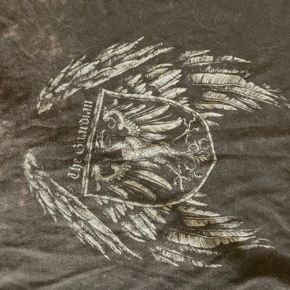 Affliction Brown The Guardian Print Distressed Tee - Picture 3 of 3